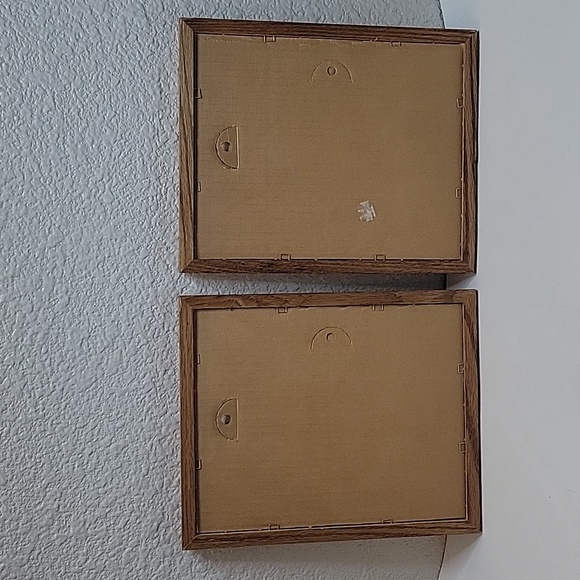 Lot of 2 Jan Hagara Cross Stitch Completed, Wall Hanging Art 11" x 9" Framed - Picture 3 of 17